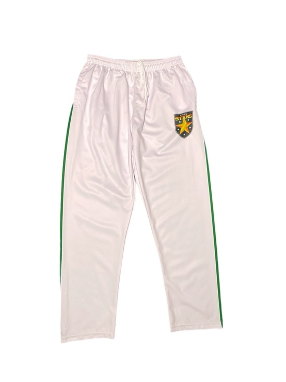 Mens Cricket KMSC Stars White Sweatpants